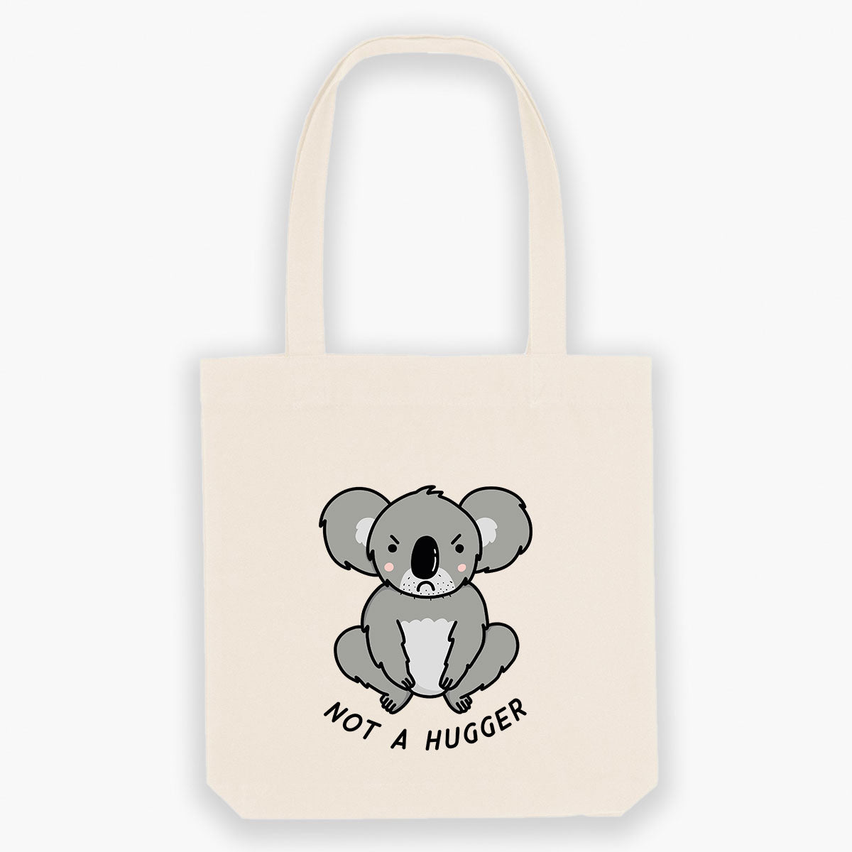 Not A Hugger Tote Bag-Sassy Accessories, Sassy Gifts, Sassy Tote Bag, STAU760-Sassy Spud