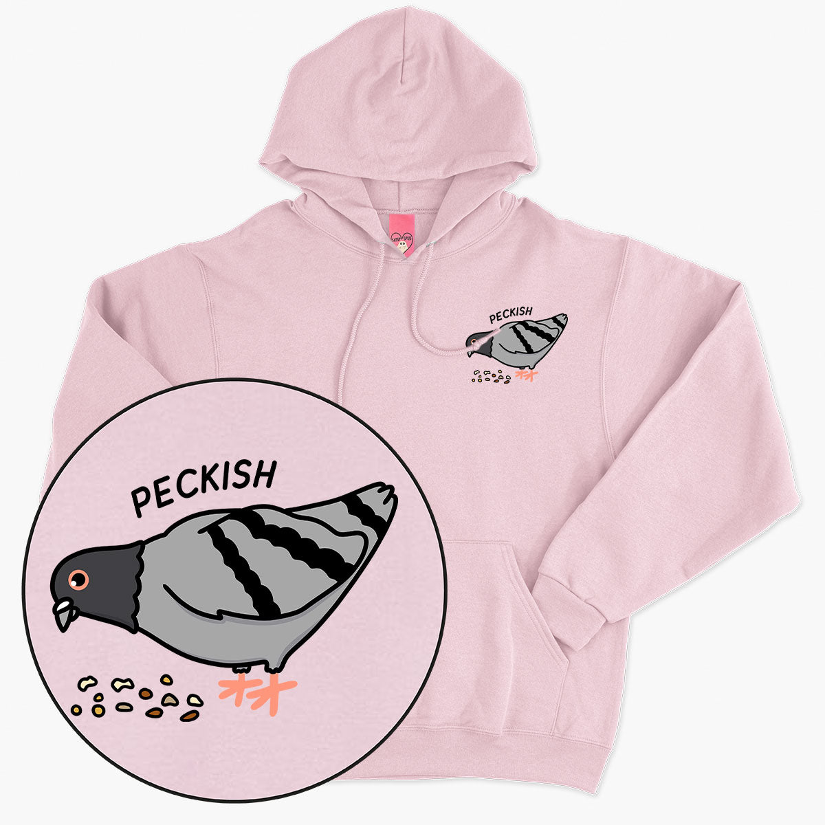 Peckish Hoodie (Unisex)-Printed Clothing, Printed Hoodie, JH001-Sassy Spud