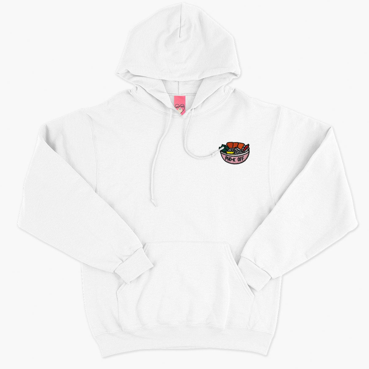 Pho-k Off Embroidered Hoodie (Unisex)-Embroidered Clothing, Embroidered Hoodie, JH001-Sassy Spud