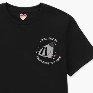 Pigeon Poo T-Shirt (Unisex)-Printed Clothing, Printed T Shirt, EP01-Sassy Spud