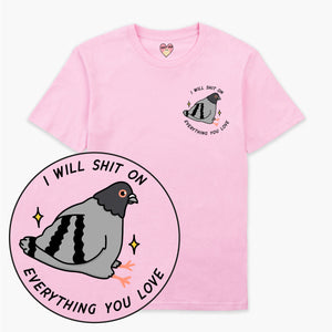 Pigeon Poo T-Shirt (Unisex)-Printed Clothing, Printed T Shirt, EP01-Sassy Spud