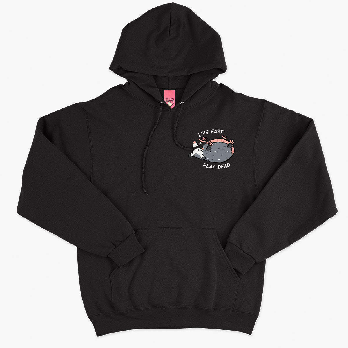 Play Dead Possum Hoodie (Unisex)-Printed Clothing, Printed Hoodie, JH001-Sassy Spud