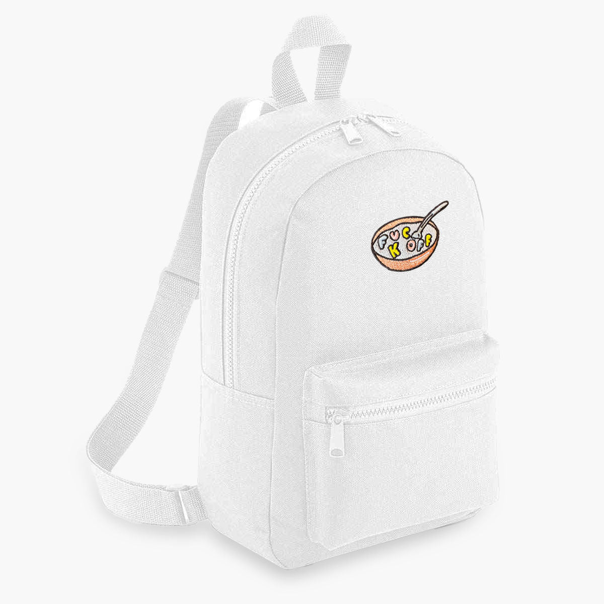 Rude Cereal Embroidered Mini Backpack-Sassy Accessories, Sassy Gifts, Sassy Mini Backpack, BG153-Sassy Spud