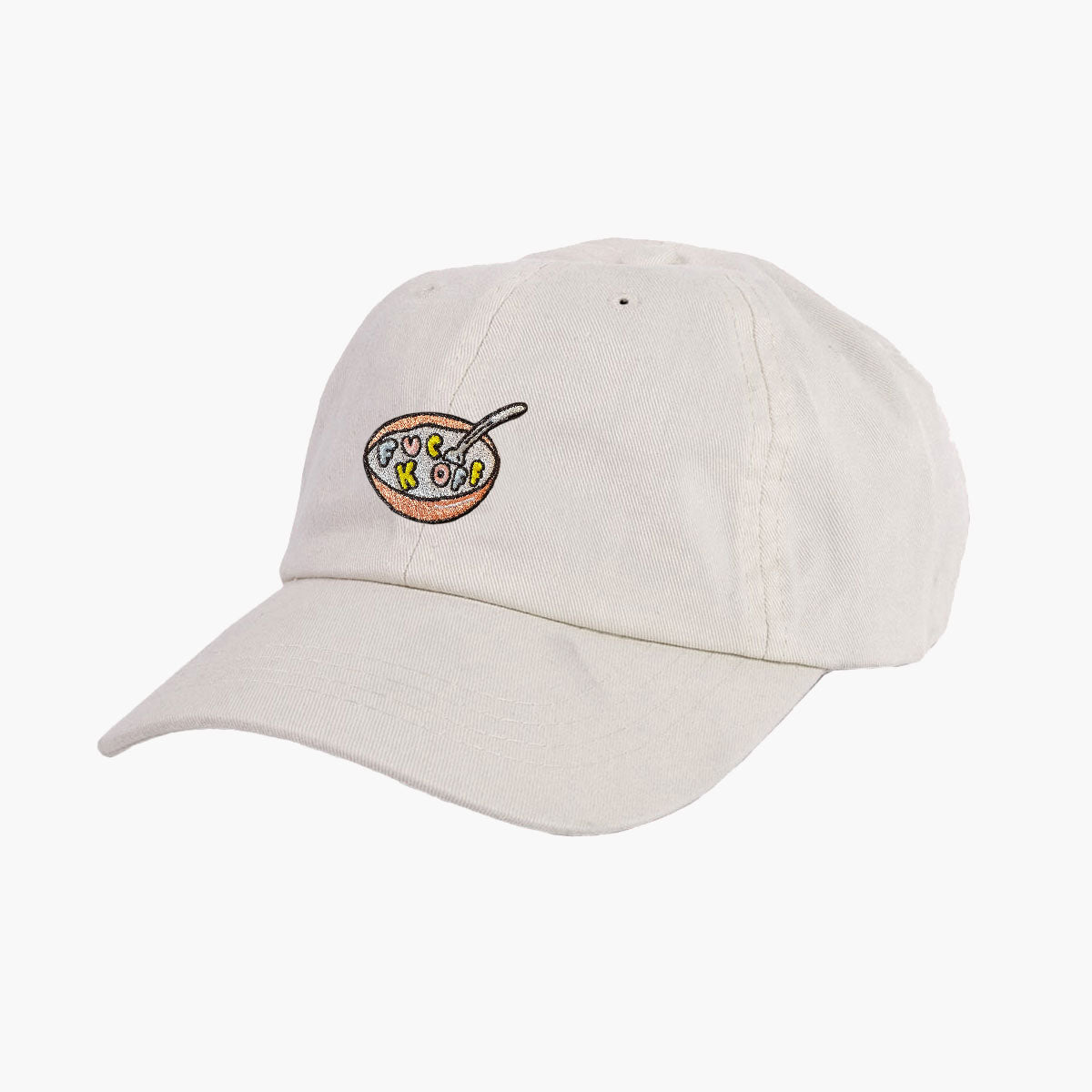 Rude Cereal Embroidered Mom Cap-Embroidered Clothing, Embroidered Beanie, BB45-Sassy Spud