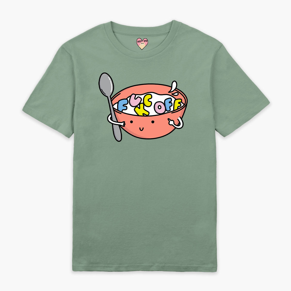 Rude Cereal Full Print T-Shirt (Unisex)-Printed Clothing, Printed T Shirt, EP01-Sassy Spud