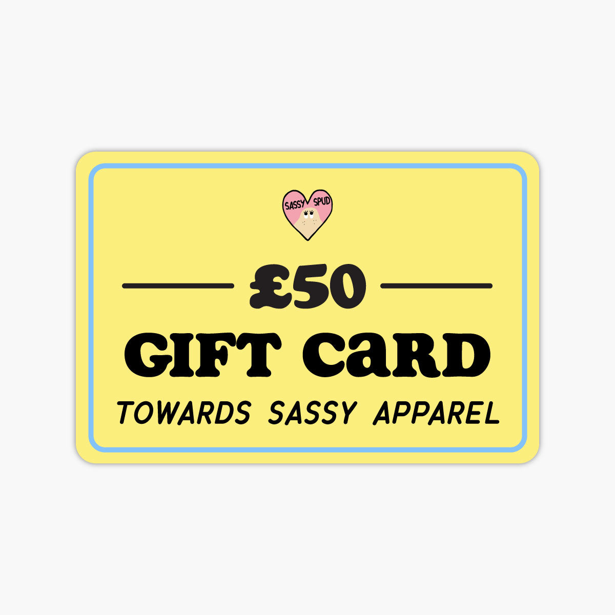 Sassy E-Gift Card-Gift Card-Sassy Spud