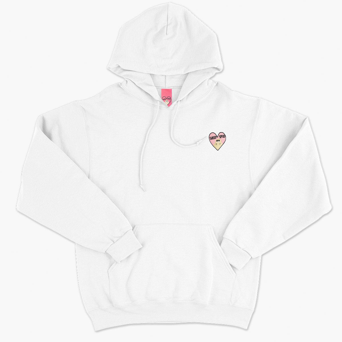 Sassy Spud Embroidered Hoodie (Unisex)-Embroidered Clothing, Embroidered Hoodie, JH001-Sassy Spud