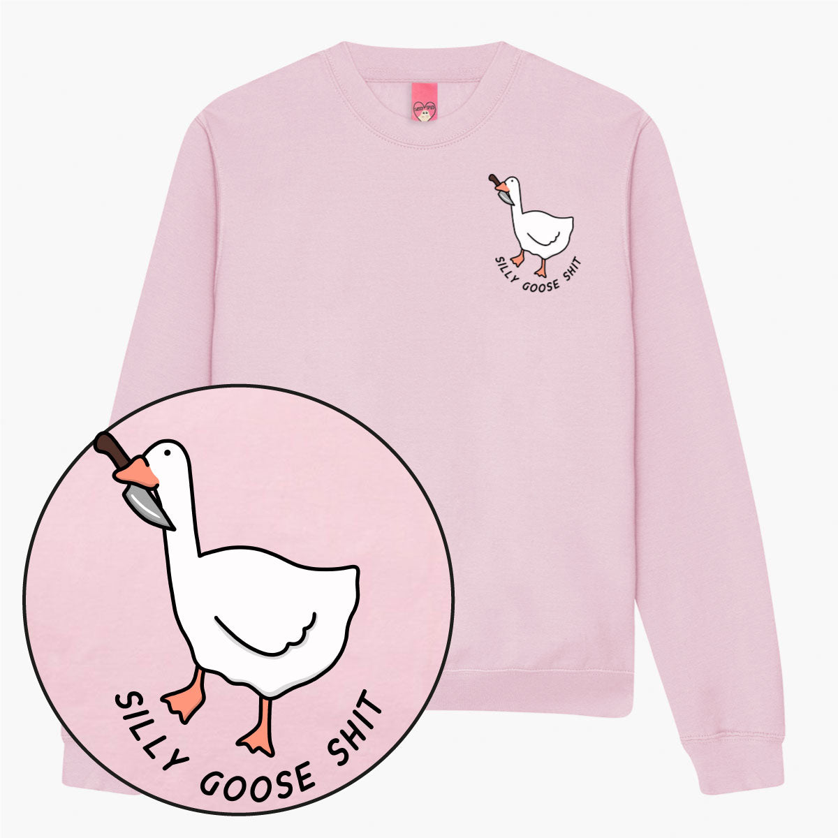 Silly Goose Sh*t Sweatshirt (Unisex)-Printed Clothing, Printed Sweatshirt, JH030-Sassy Spud