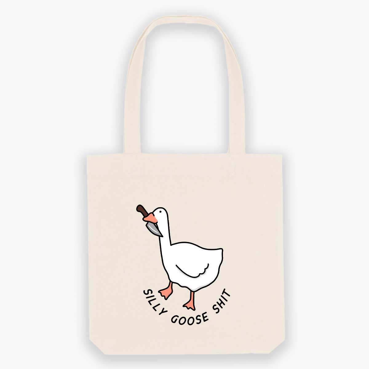 Silly Goose Sh*t Tote Bag-Sassy Accessories, Sassy Gifts, Sassy Tote Bag, STAU760-Sassy Spud