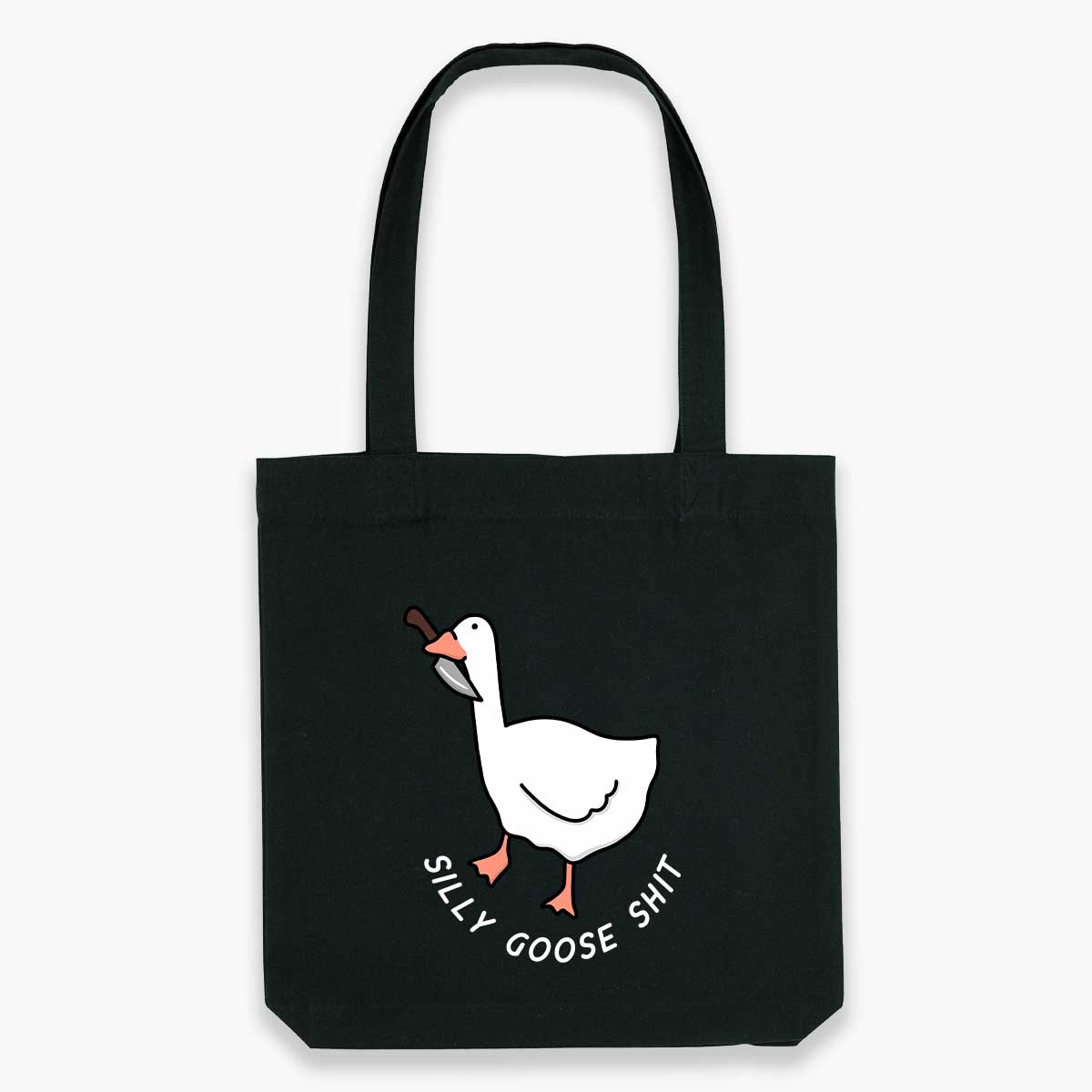 Silly Goose Sh*t Tote Bag-Sassy Accessories, Sassy Gifts, Sassy Tote Bag, STAU760-Sassy Spud