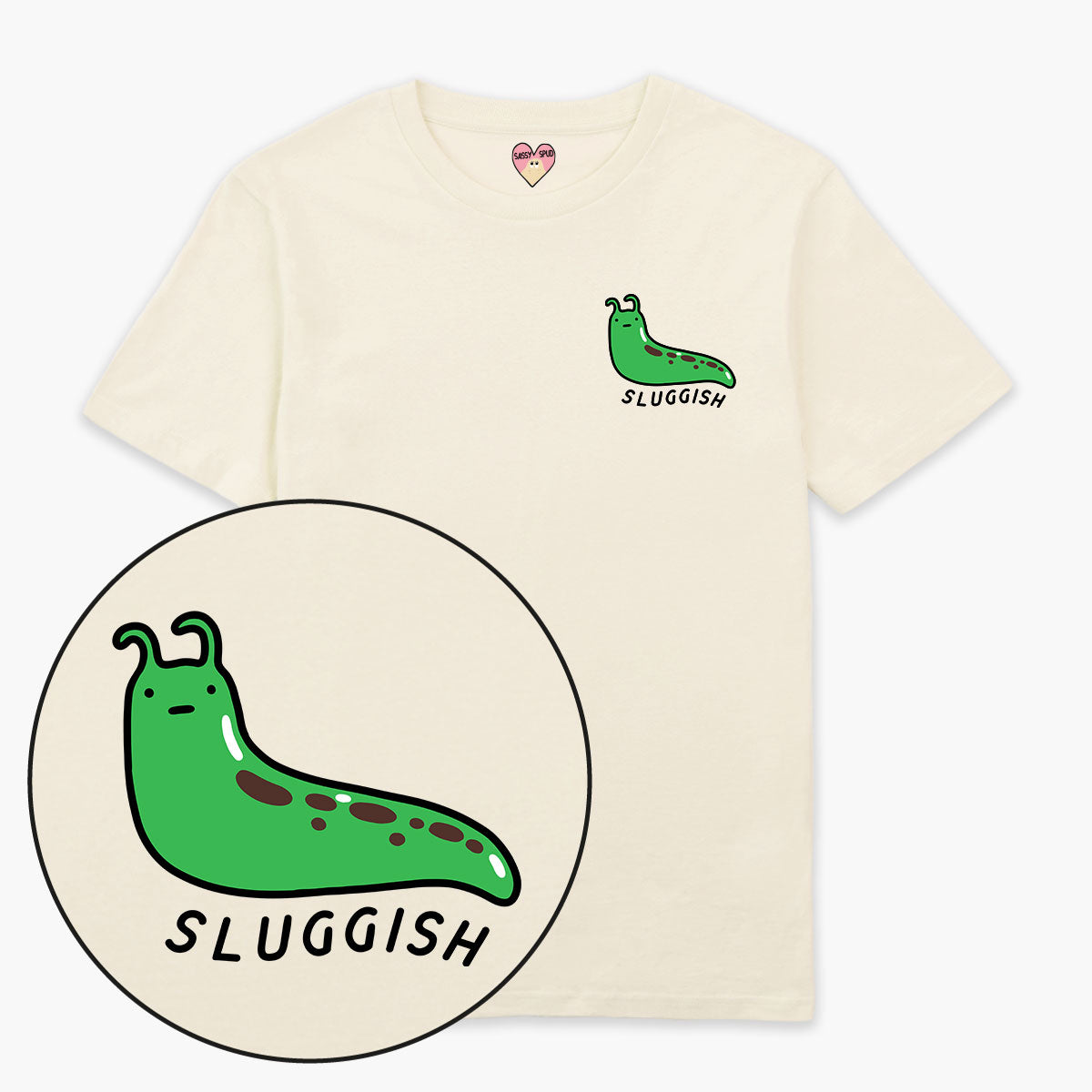 Sluggish T-Shirt (Unisex)-Printed Clothing, Printed T Shirt, EP01-Sassy Spud