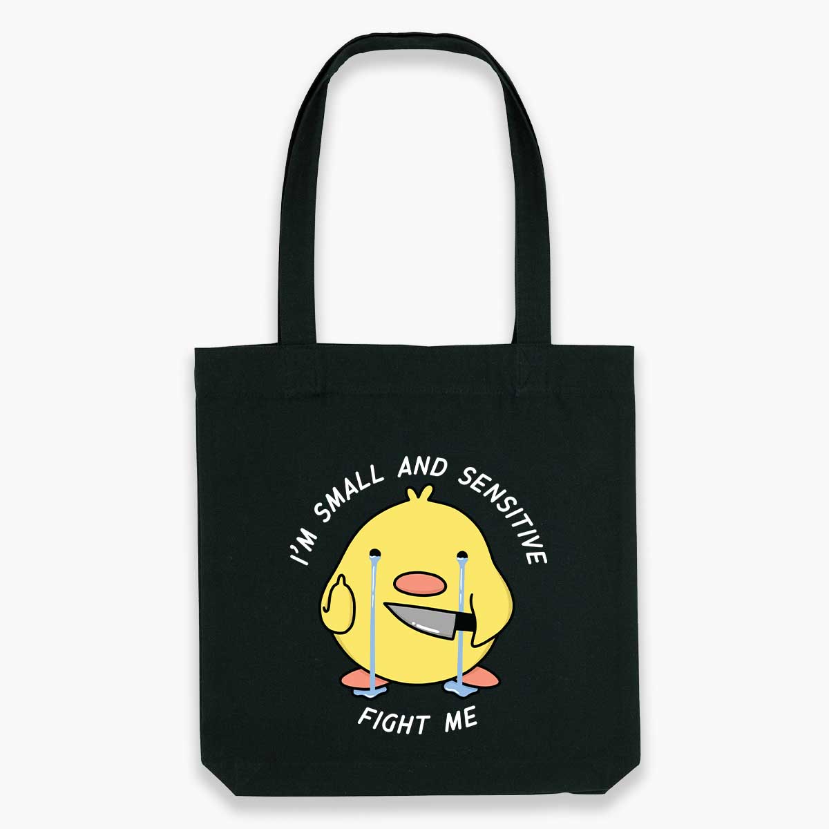 Small And Sensitive Tote Bag-Sassy Accessories, Sassy Gifts, Sassy Tote Bag, STAU760-Sassy Spud