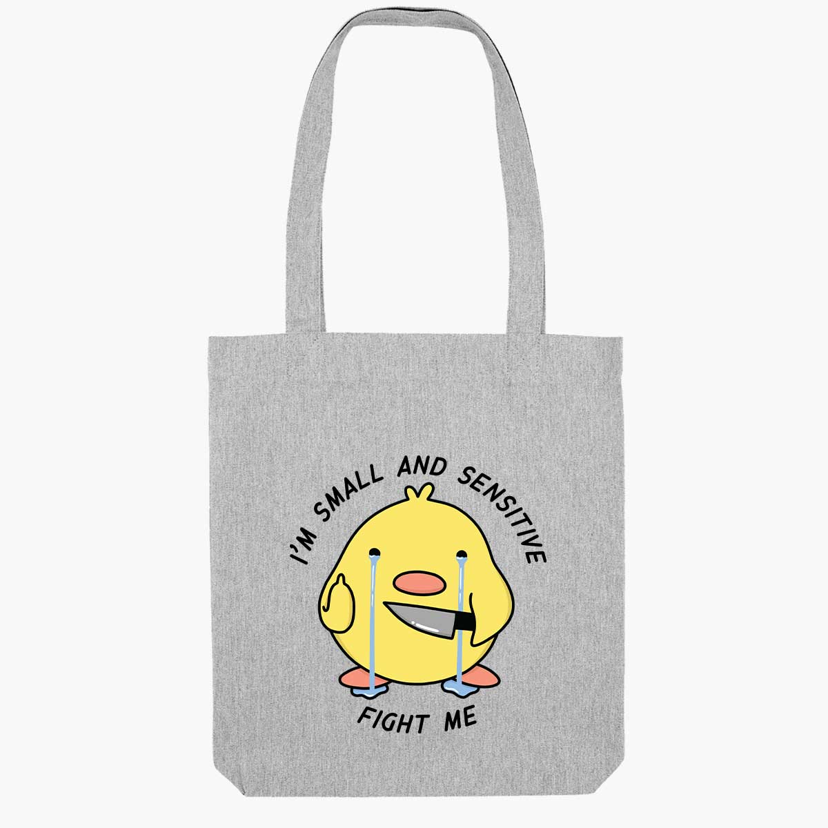 Small And Sensitive Tote Bag-Sassy Accessories, Sassy Gifts, Sassy Tote Bag, STAU760-Sassy Spud