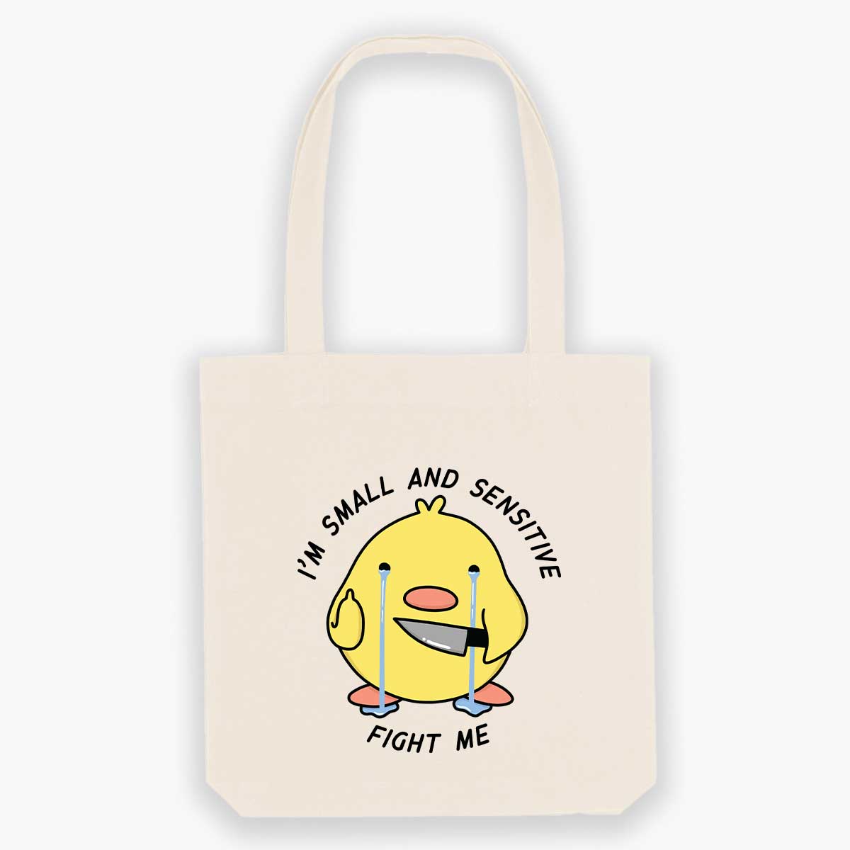 Small And Sensitive Tote Bag-Sassy Accessories, Sassy Gifts, Sassy Tote Bag, STAU760-Sassy Spud