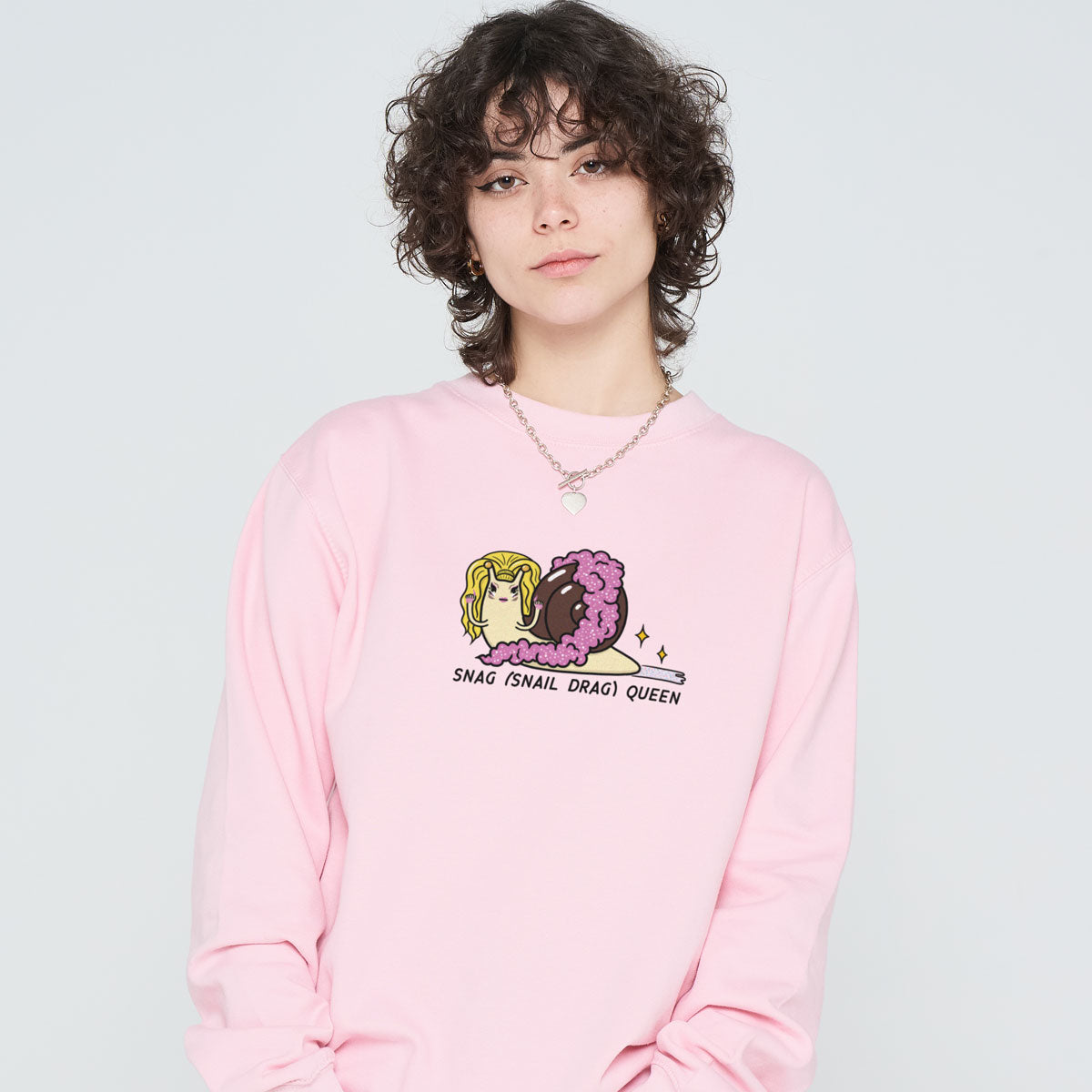 Snag Queen Sweatshirt (Unisex)-Printed Clothing, Printed Sweatshirt, JH030-Sassy Spud