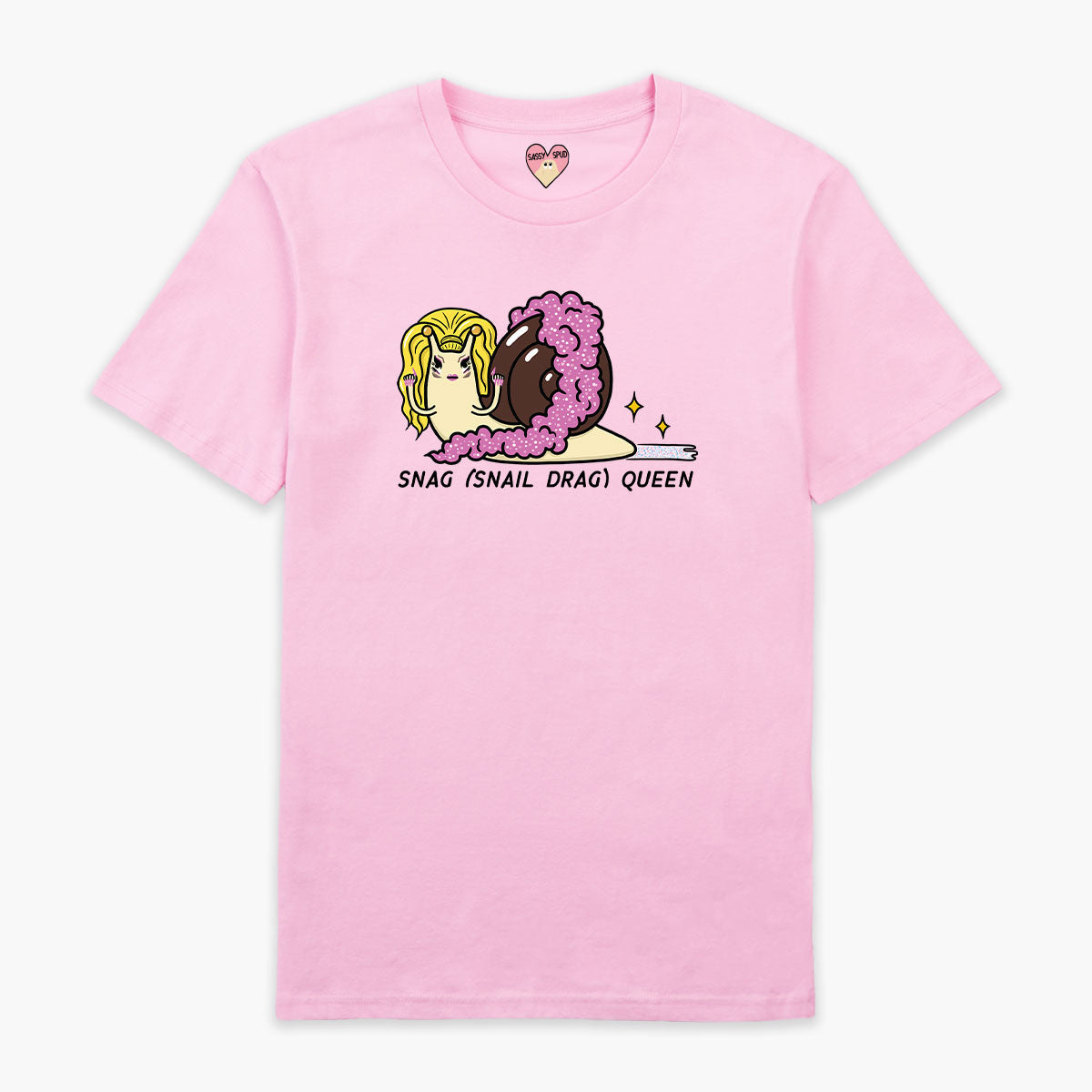 Snag Queen T-Shirt (Unisex)-Printed Clothing, Printed T Shirt, EP01-Sassy Spud
