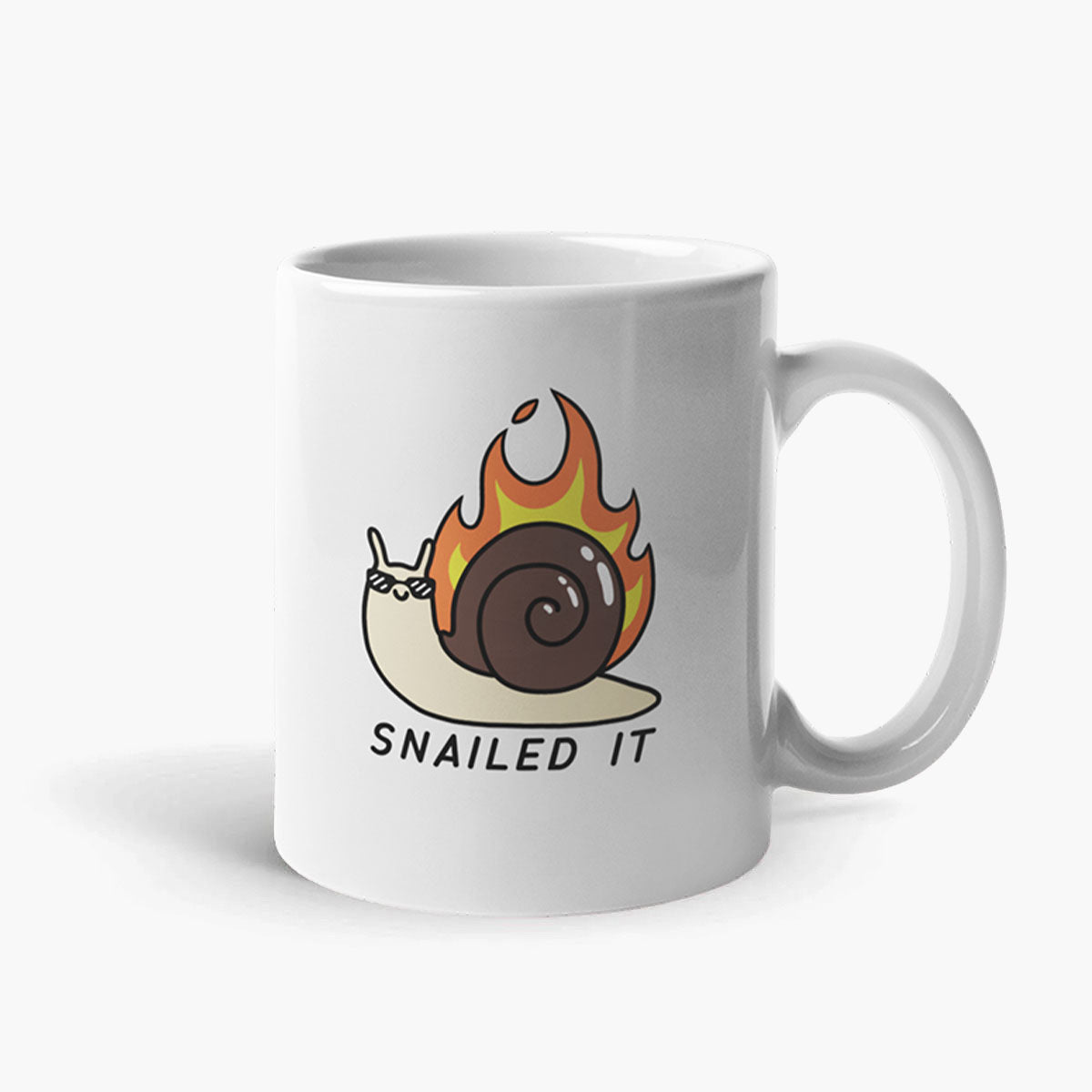 Snailed It Coffee Mug-Funny Gift, Funny Coffee Mug, 11oz White Ceramic-Sassy Spud