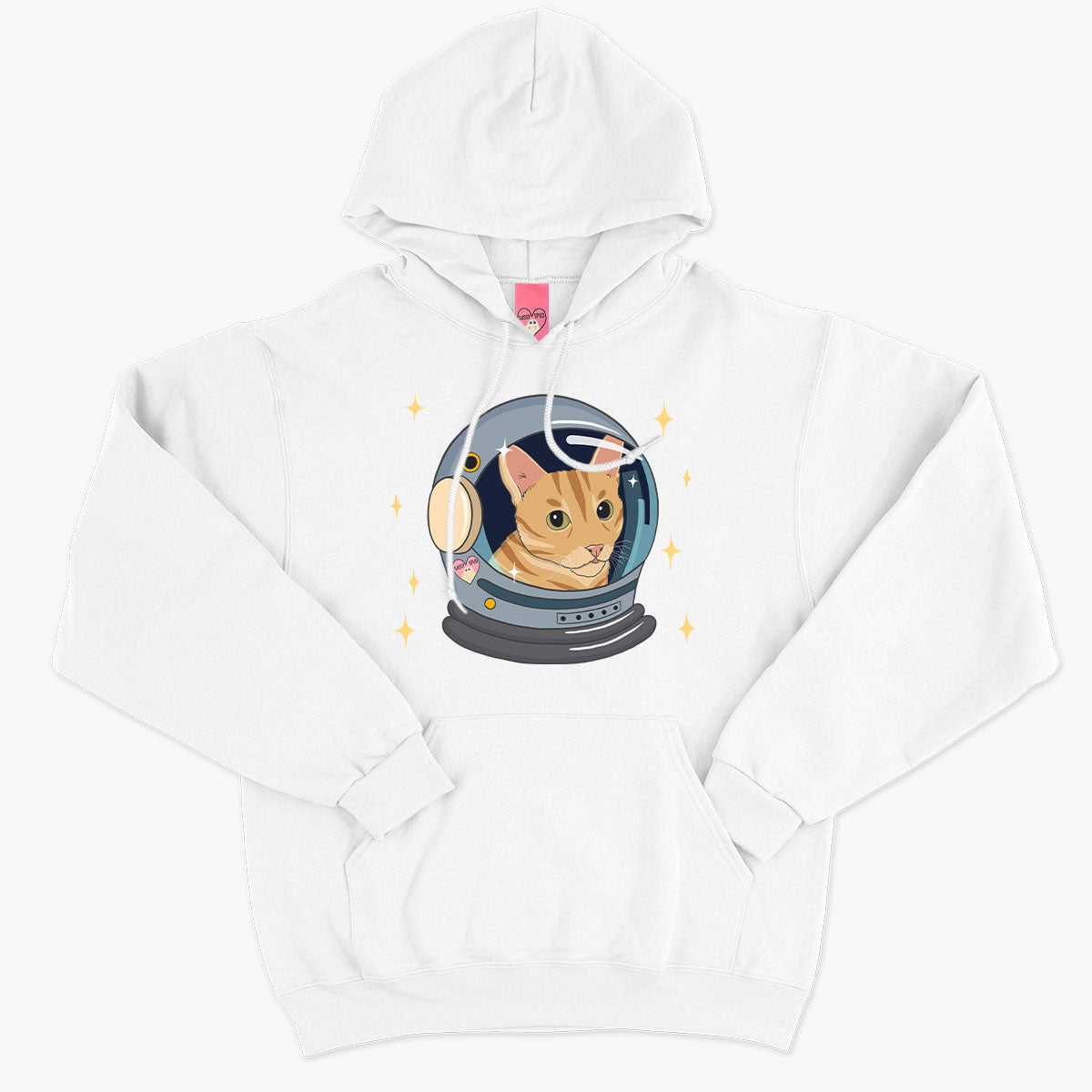 Space Cat Hoodie (Unisex)-Printed Clothing, Printed Hoodie, JH001-Sassy Spud