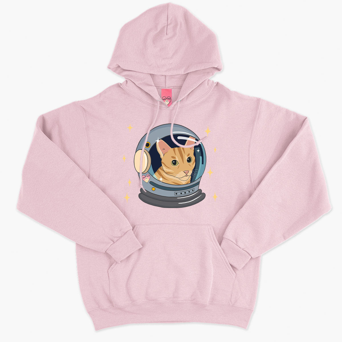 Space Cat Hoodie (Unisex)-Printed Clothing, Printed Hoodie, JH001-Sassy Spud