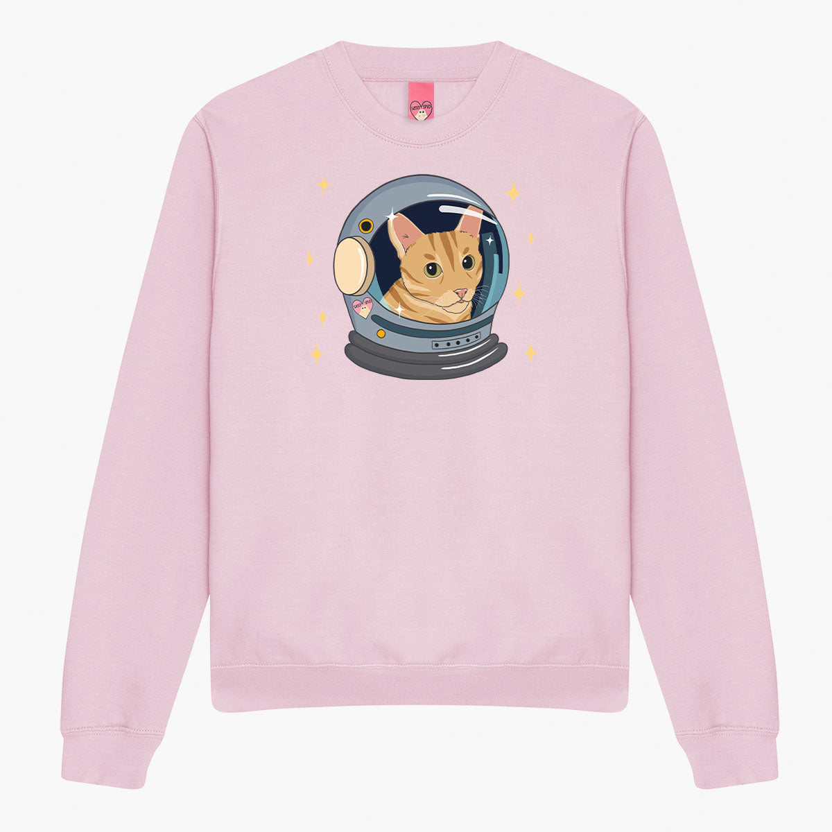 Space Cat Sweatshirt (Unisex)-Printed Clothing, Printed Sweatshirt, JH030-Sassy Spud
