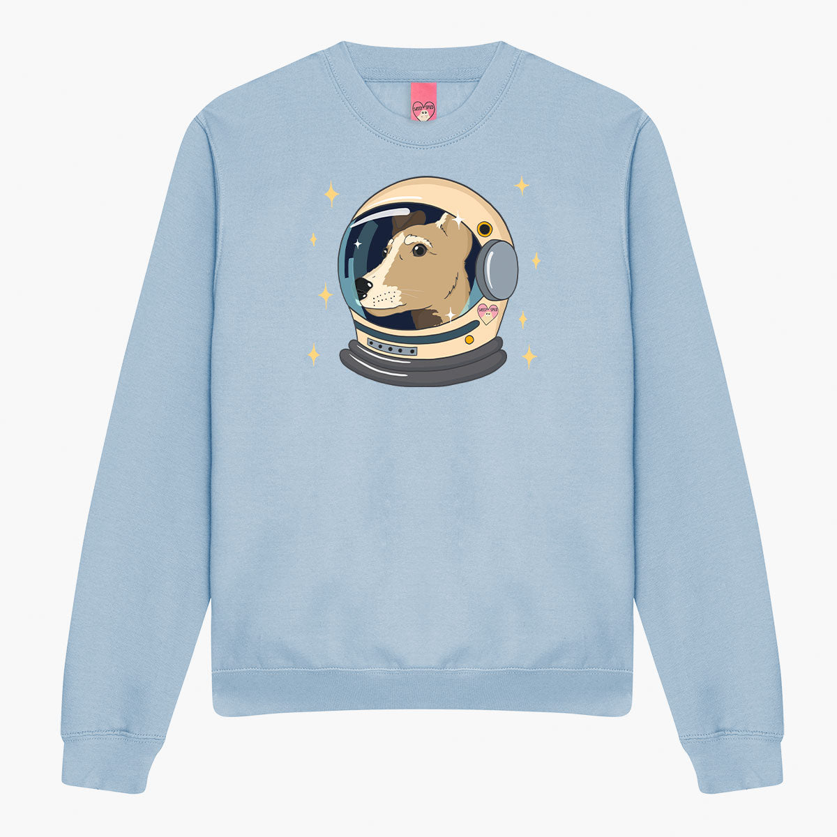 Space Dog Sweatshirt (Unisex)-Printed Clothing, Printed Sweatshirt, JH030-Sassy Spud