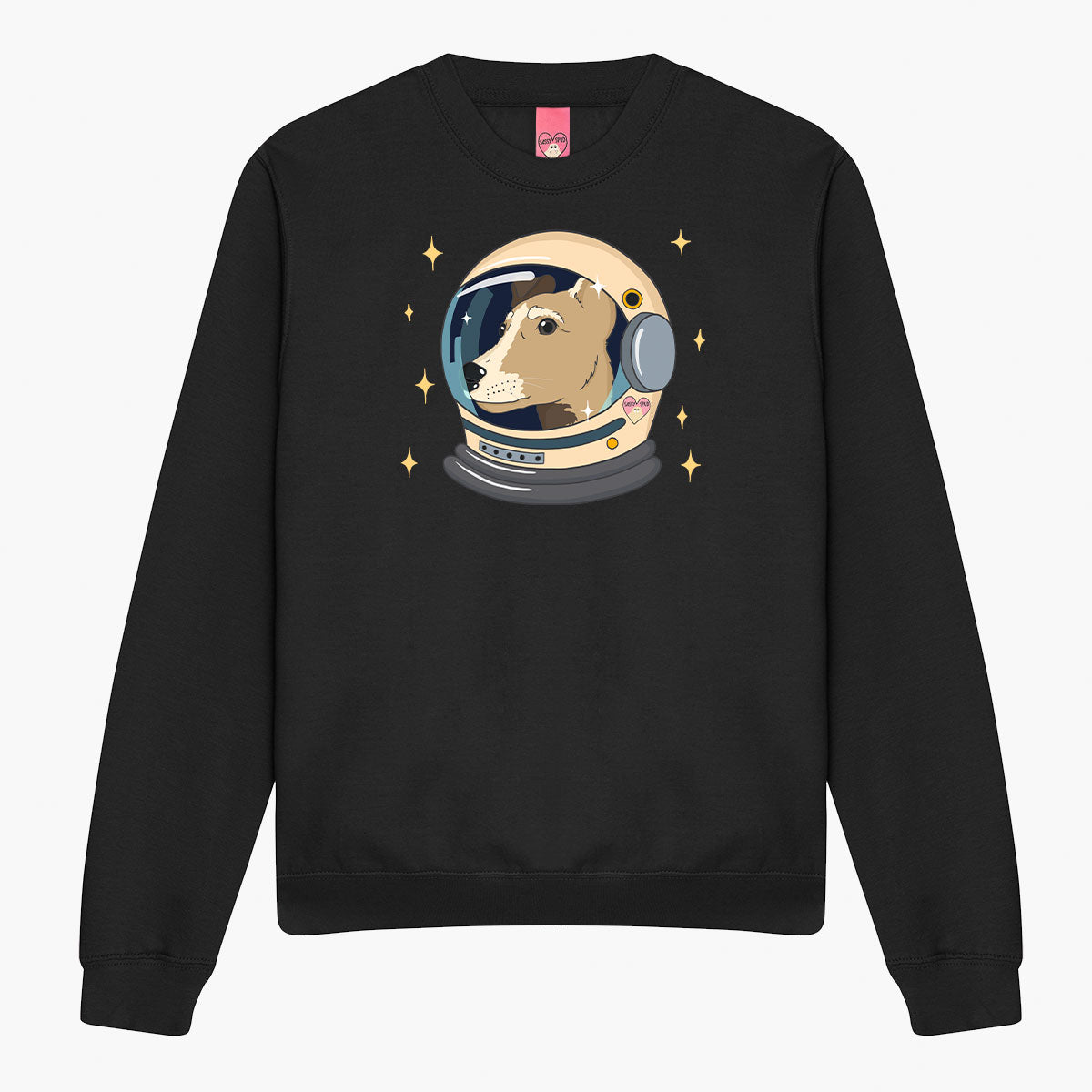 Space Dog Sweatshirt (Unisex)-Printed Clothing, Printed Sweatshirt, JH030-Sassy Spud