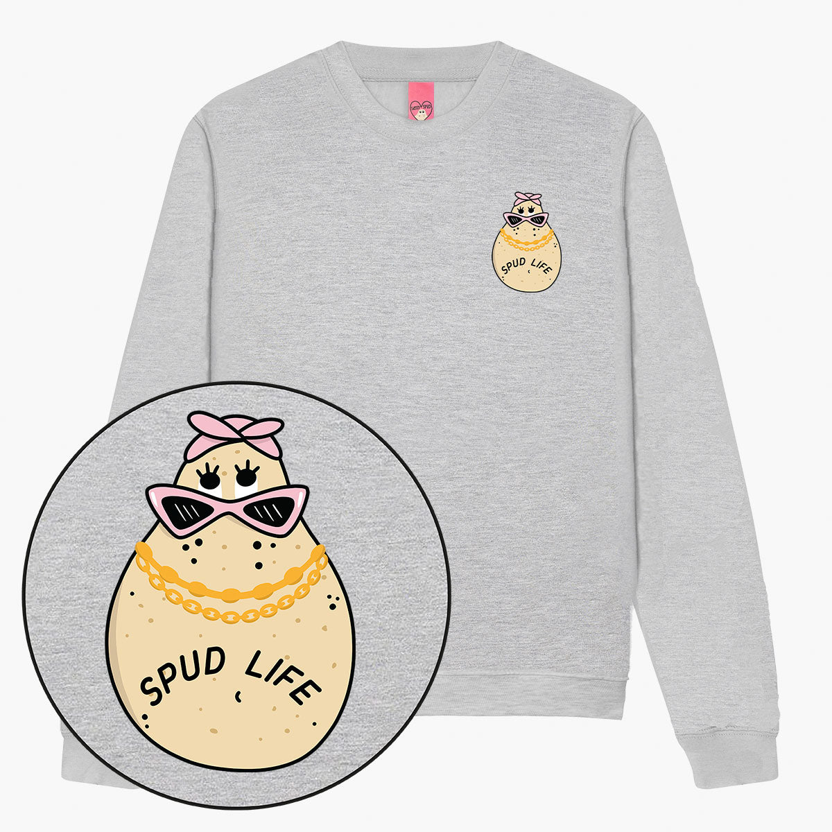 Spud Life Sweatshirt (Unisex)-Printed Clothing, Printed Sweatshirt, JH030-Sassy Spud