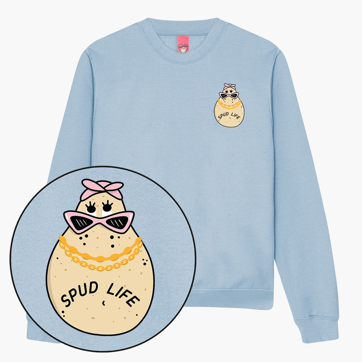 Spud Life Sweatshirt (Unisex)-Printed Clothing, Printed Sweatshirt, JH030-Sassy Spud