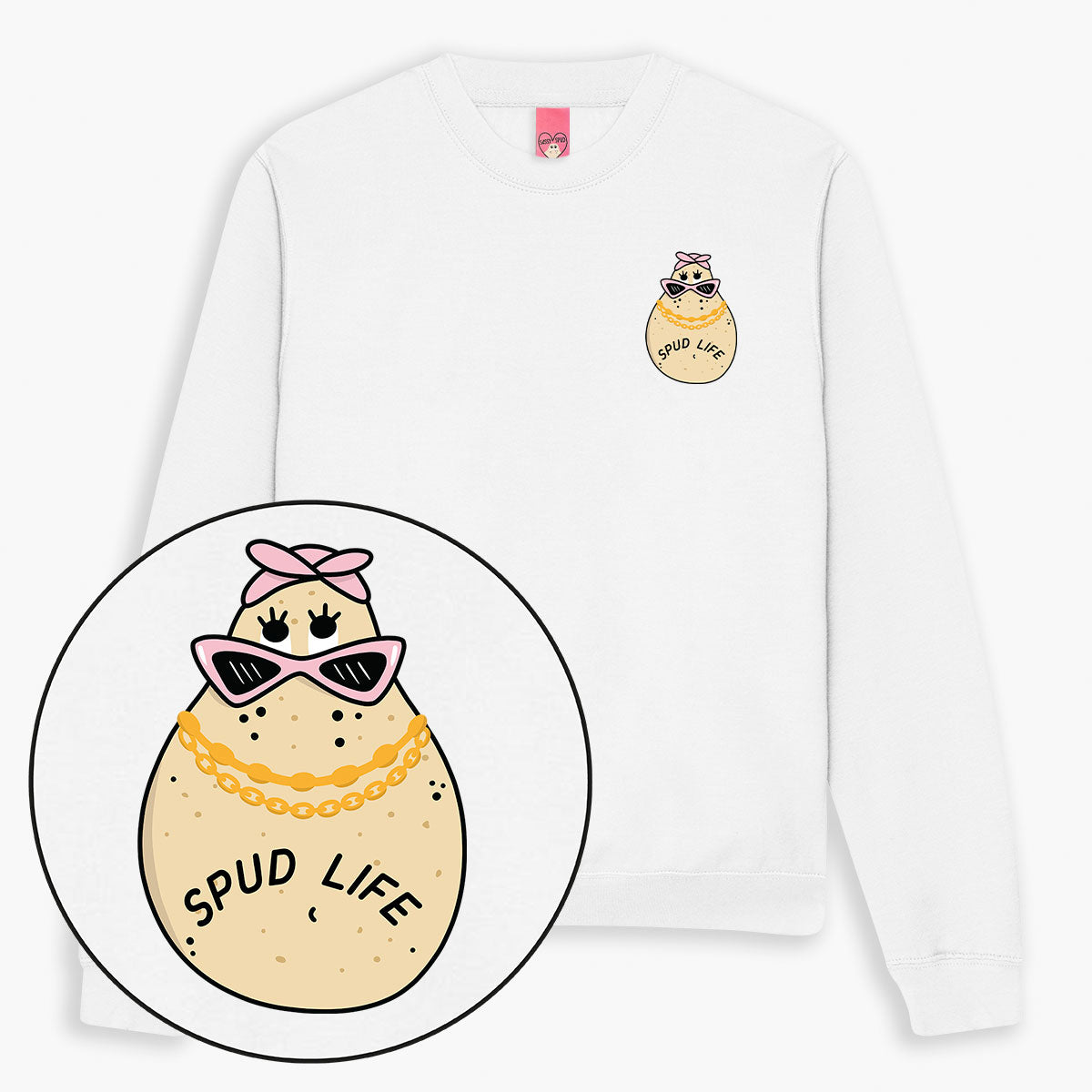 Spud Life Sweatshirt (Unisex)-Printed Clothing, Printed Sweatshirt, JH030-Sassy Spud