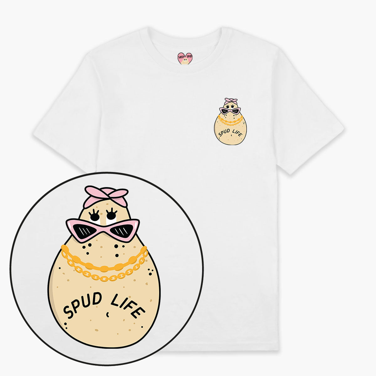 Spud Life T-Shirt (Unisex)-Printed Clothing, Printed T Shirt, EP01-Sassy Spud