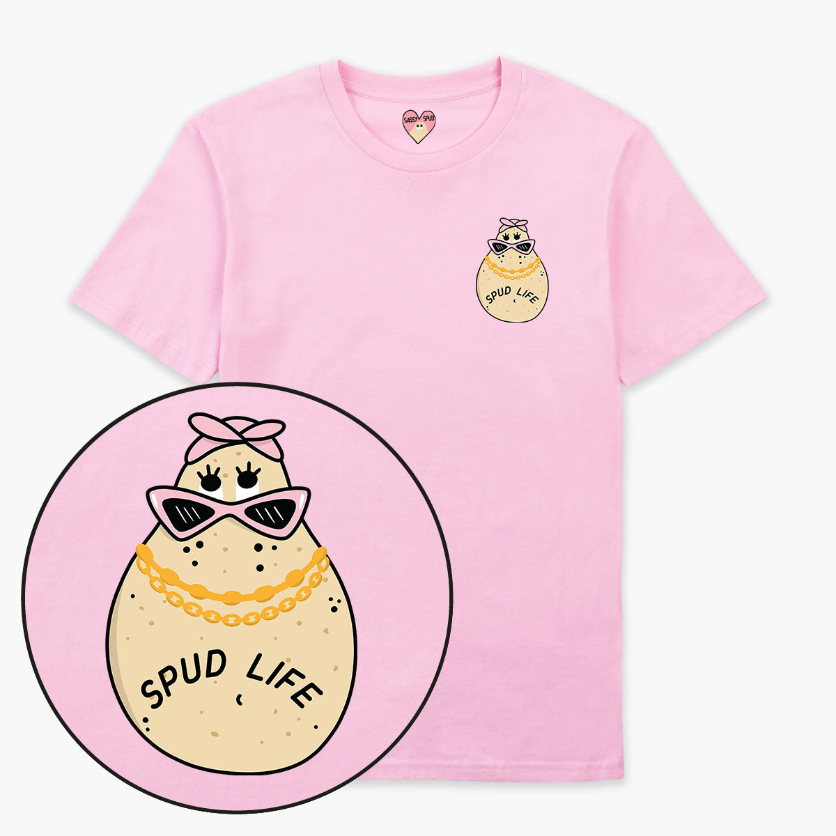 Spud Life T-Shirt (Unisex)-Printed Clothing, Printed T Shirt, EP01-Sassy Spud