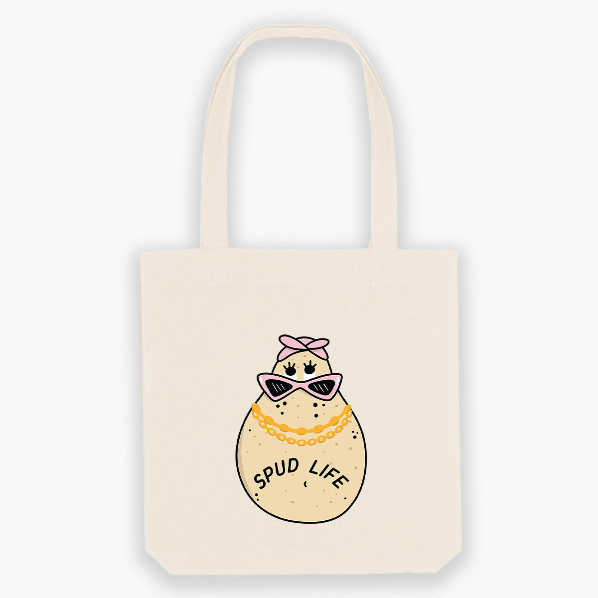 Spud Life Tote Bag-Sassy Accessories, Sassy Gifts, Sassy Tote Bag, STAU760-Sassy Spud