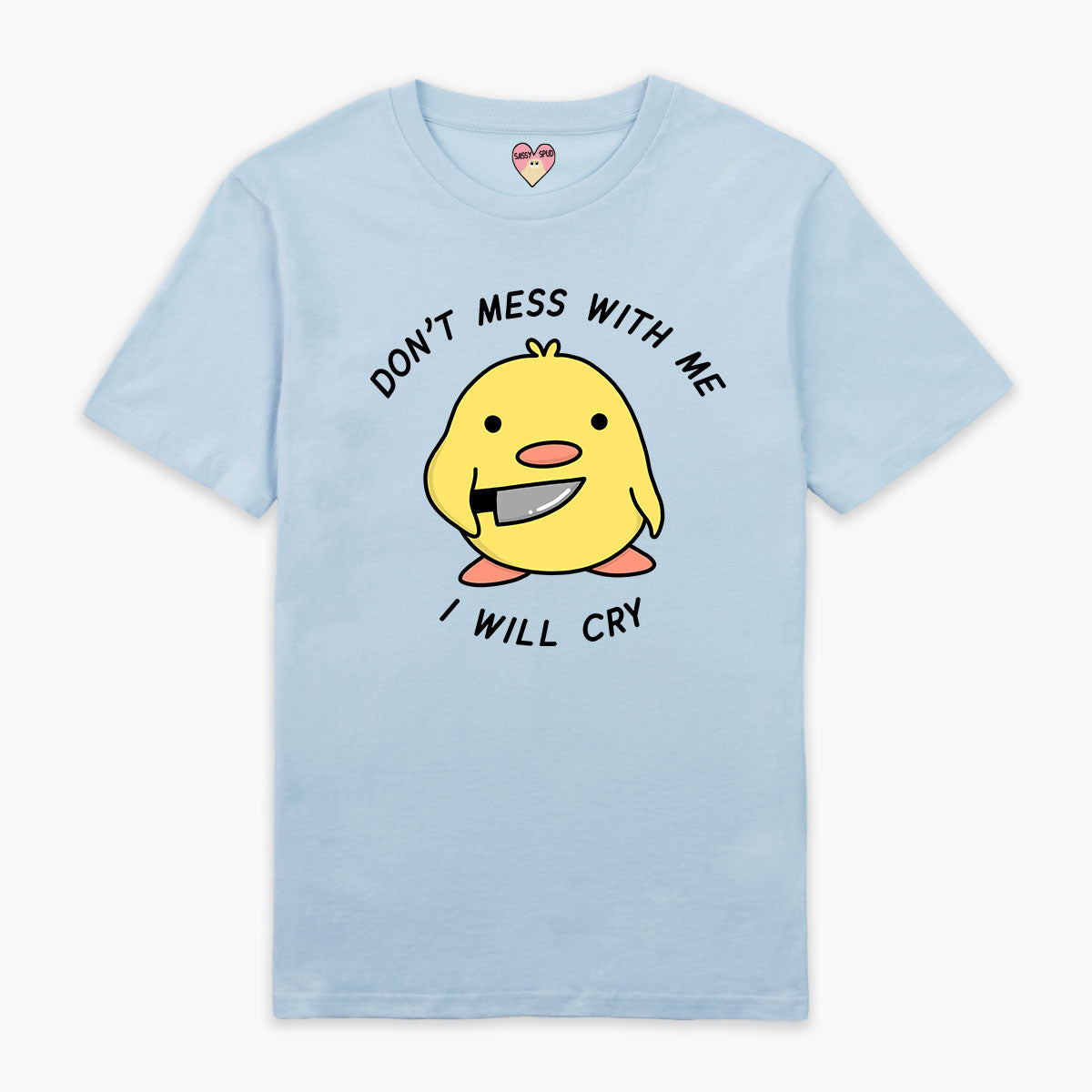 Stabby Chick Full Print T-Shirt (Unisex)-Printed Clothing, Printed T Shirt, EP01-Sassy Spud