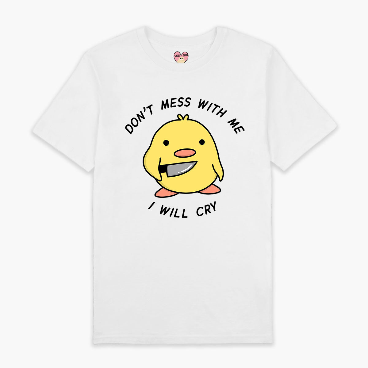 Stabby Chick Full Print T-Shirt (Unisex)-Printed Clothing, Printed T Shirt, EP01-Sassy Spud