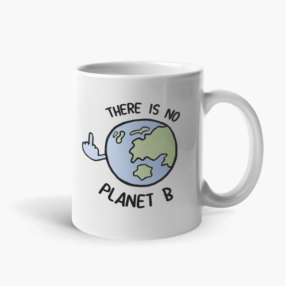 There Is No Planet B Coffee Mug-Funny Gift, Funny Coffee Mug, 11oz White Ceramic-Sassy Spud