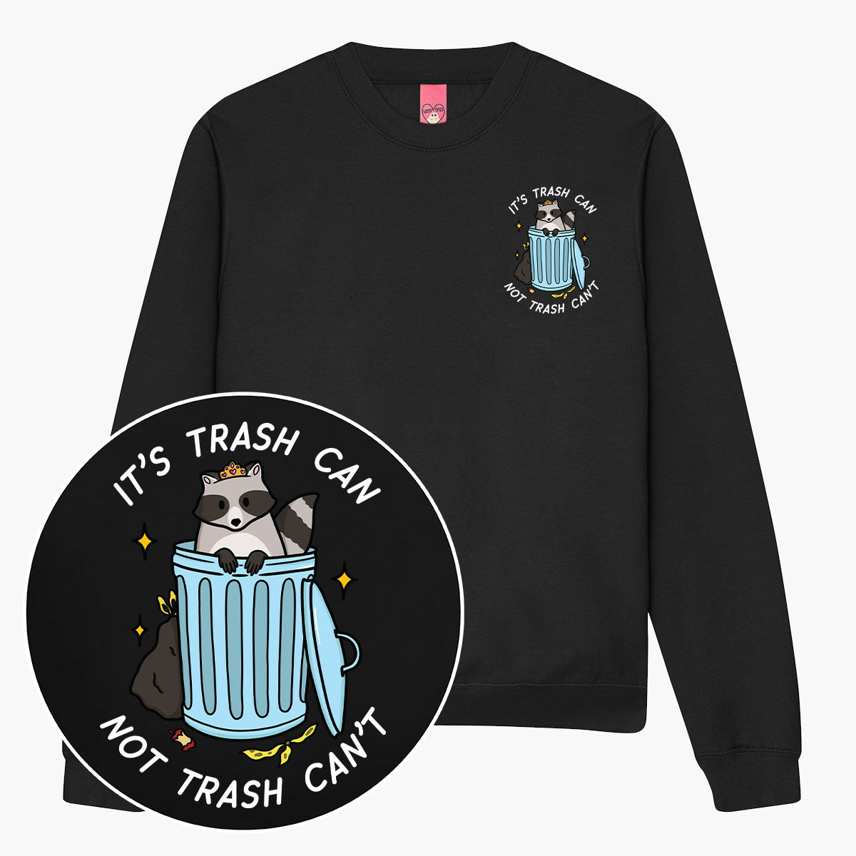 Trash Can Sweatshirt (Unisex)-Printed Clothing, Printed Sweatshirt, JH030-Sassy Spud