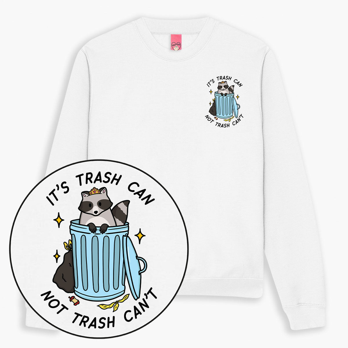 Trash Can Sweatshirt (Unisex)-Printed Clothing, Printed Sweatshirt, JH030-Sassy Spud