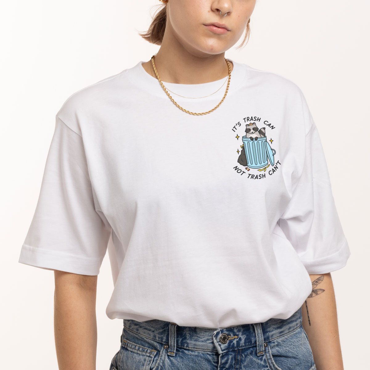 Trash Can T-Shirt (Unisex)-Printed Clothing, Printed T Shirt, EP01-Sassy Spud