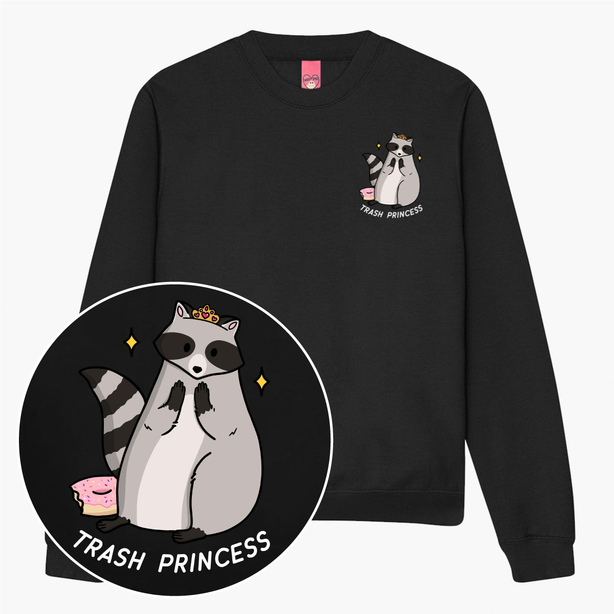 Trash Princess Sweatshirt (Unisex)-Printed Clothing, Printed Sweatshirt, JH030-Sassy Spud