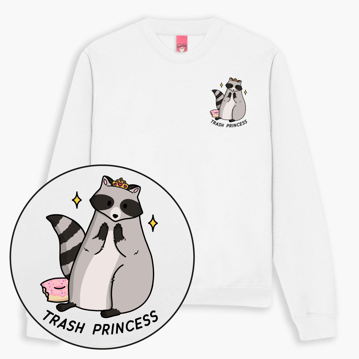 Trash Princess Sweatshirt (Unisex)-Printed Clothing, Printed Sweatshirt, JH030-Sassy Spud