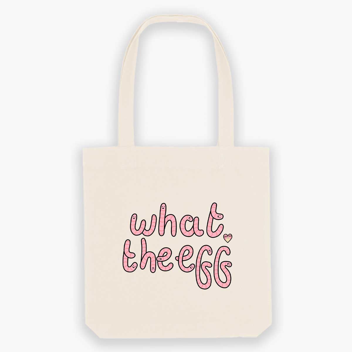 What The Eff Rude Worms Tote Bag-Sassy Accessories, Sassy Gifts, Sassy Tote Bag, STAU760-Sassy Spud