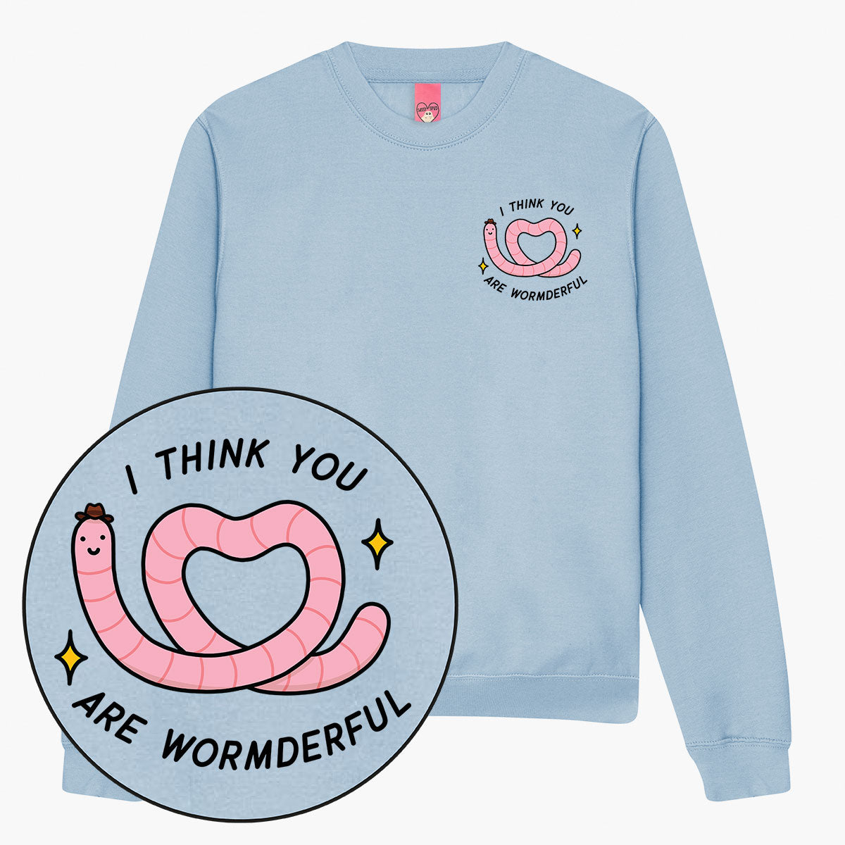 Wormderful Sweatshirt (Unisex)-Printed Clothing, Printed Sweatshirt, JH030-Sassy Spud