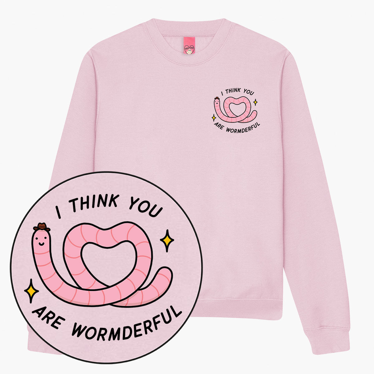 Wormderful Sweatshirt (Unisex)-Printed Clothing, Printed Sweatshirt, JH030-Sassy Spud