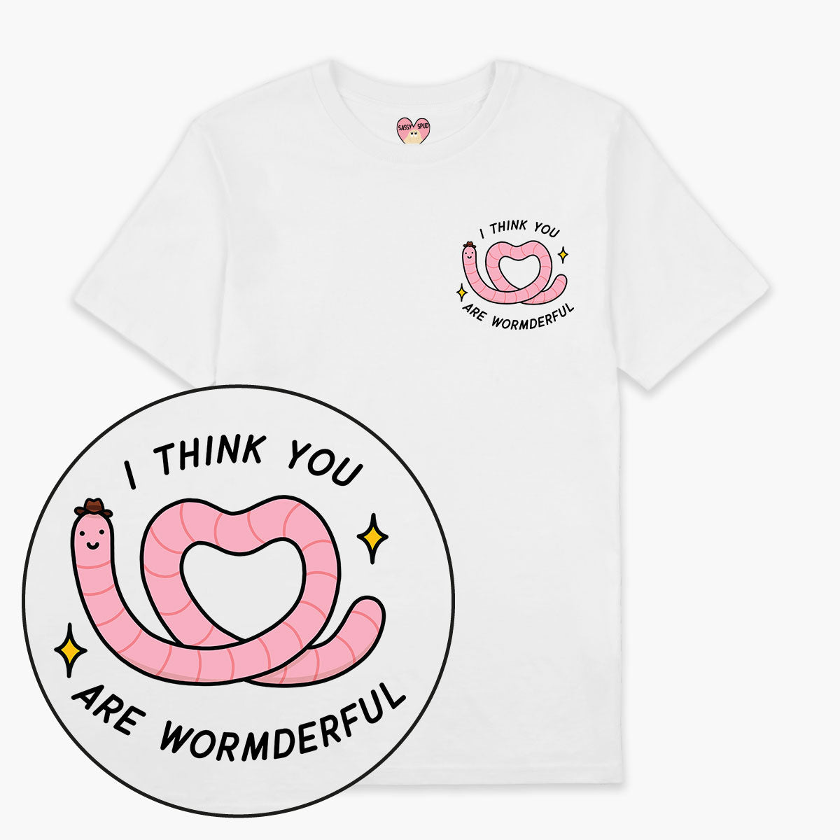Wormderful T-Shirt (Unisex)-Printed Clothing, Printed T Shirt, EP01-Sassy Spud