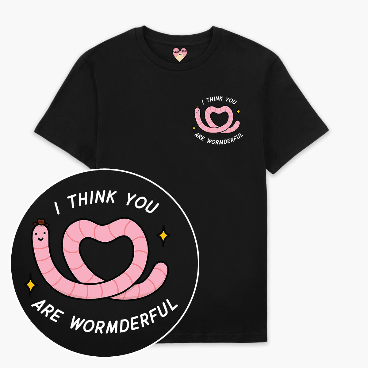 Wormderful T-Shirt (Unisex)-Printed Clothing, Printed T Shirt, EP01-Sassy Spud