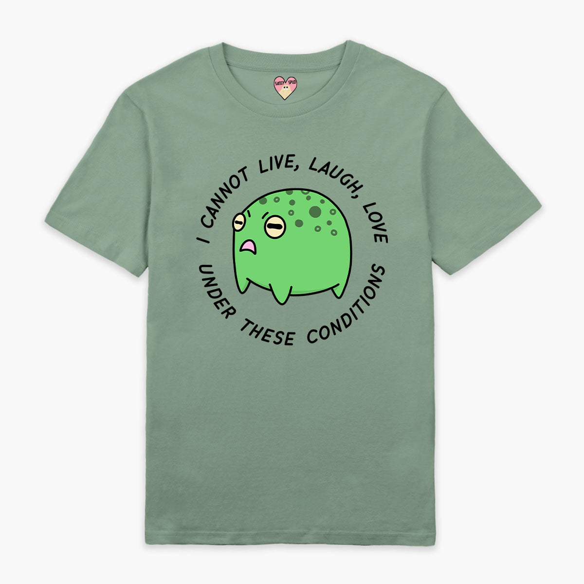 Angry Frog Full Print T-Shirt (Unisex)-Printed Clothing, Printed T Shirt, EP01-Sassy Spud