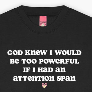 Attention Span Sweatshirt (Unisex)-Printed Clothing, Printed Sweatshirt, JH030-Sassy Spud