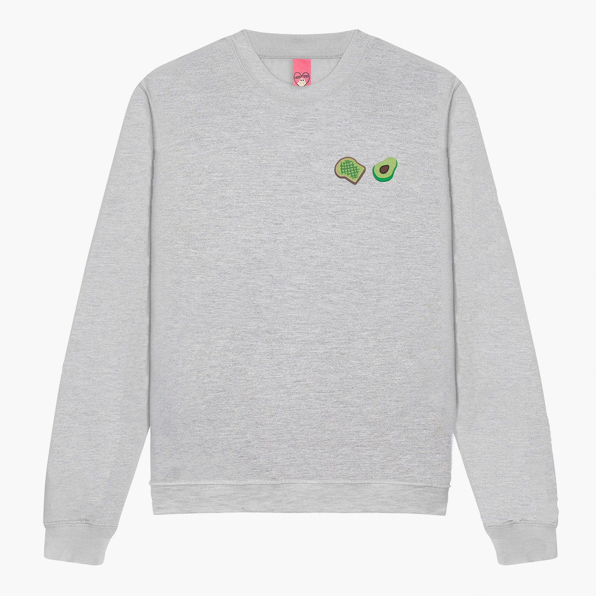 Avocado Toast Embroidered Sweatshirt (Unisex)-Embroidered Clothing, Embroidered Sweatshirt, JH030-Sassy Spud