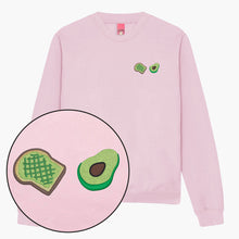 Load image into Gallery viewer, Avocado Toast Embroidered Sweatshirt (Unisex)-Embroidered Clothing, Embroidered Sweatshirt, JH030-Sassy Spud