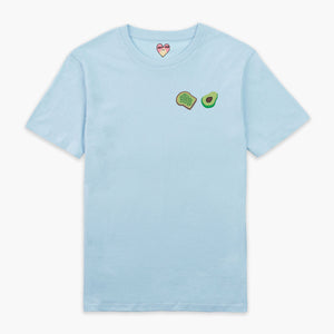 Avocado Toast Embroidered T-Shirt (Unisex)-Embroidered Clothing, Embroidered T Shirt, EP01-Sassy Spud